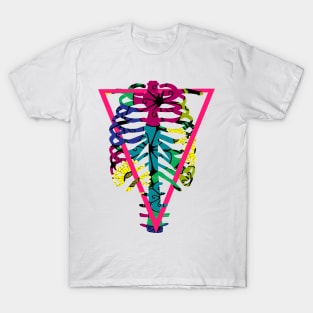 Flowers Skeleton T-Shirt